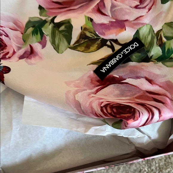 NWB Dolce and Gabbana Embellished Black Floral Velvet Women’s Sandals size 36 - Picture 10 of 11